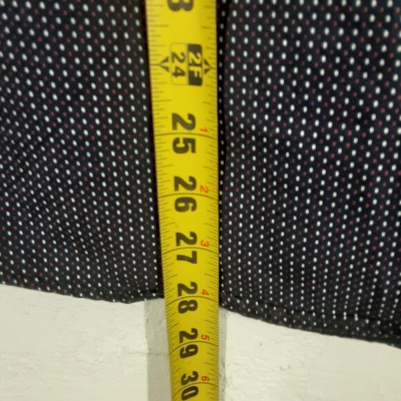 Airwalk Adult Mens Small Blue With Dots Short Sleeve Button Up Shirt - Picture 7 of 7